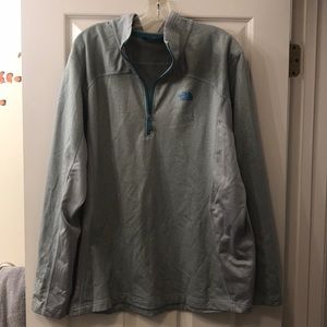 Men’s XL North Face Grey Quarter Zip